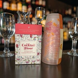 Spritz Please Cups with Cocktail Recipe Cards - all NWT